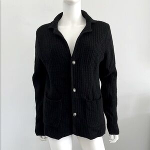 Massimo dutti knit wool yak cardigan‎ 3 button